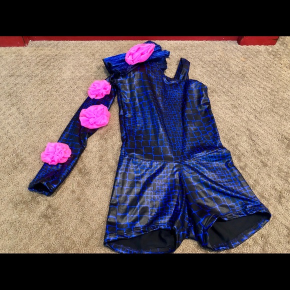 Custom Made Other - Custom-made One Shoulder Jazz Unitard Costume
